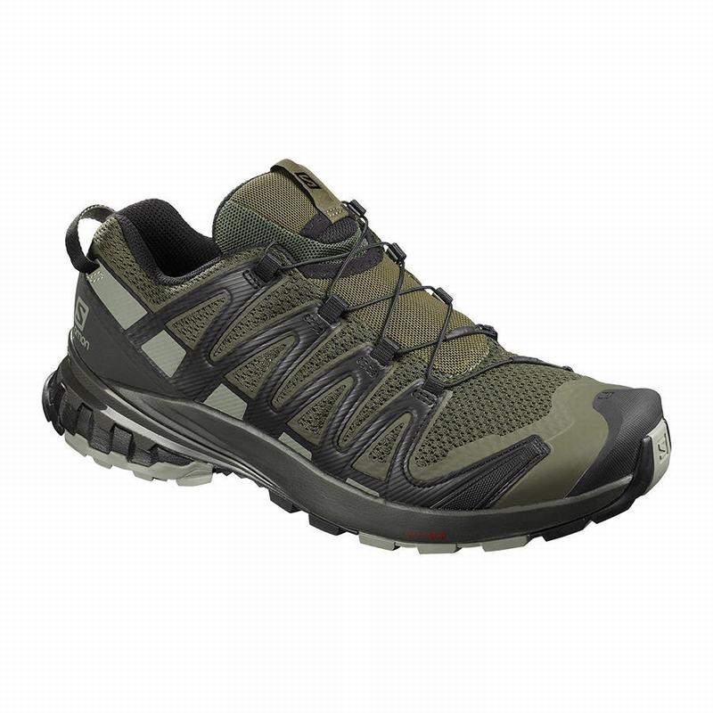 Salomon Singapore Mens Hiking Shoes - XA PRO 3D V8 Olive | 43652-ETAP